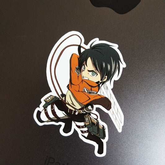 Eren yeager die-cut sticker