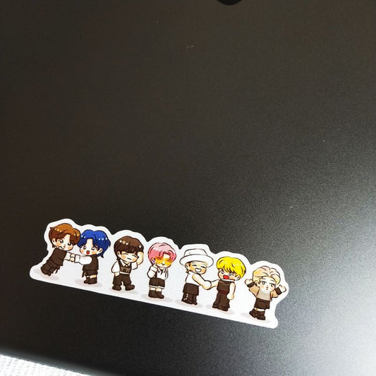 ARMY Butter pose die-cut sticker