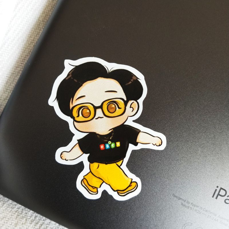 Dynamite Jhope die-cut sticker