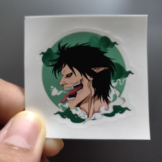 Attack on Titan die-cut sticker