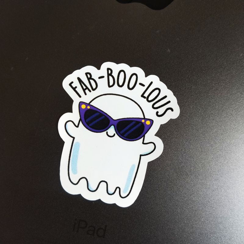 Fabulous die-cut sticker