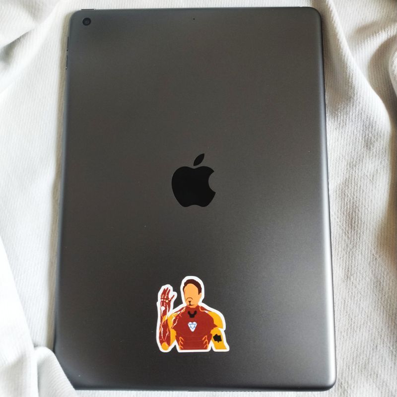 Love you 3000 Iron Man die-cut sticker