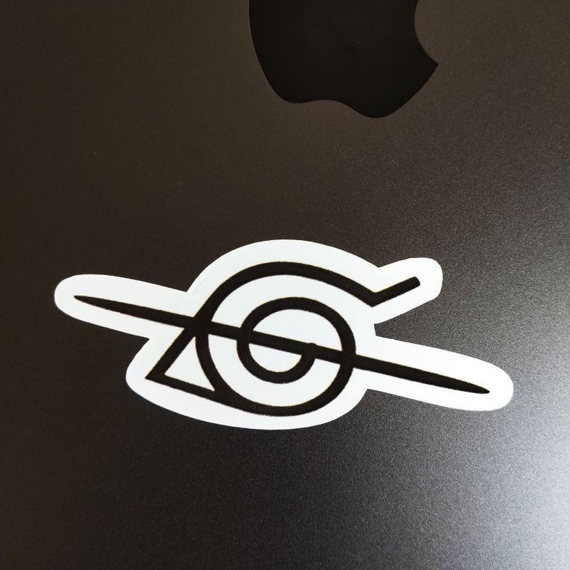 Konoha's Akatsuki die-cut sticker