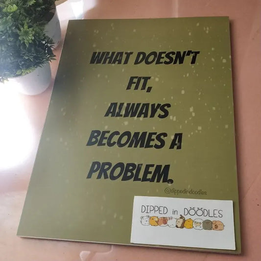 Unfit motivational wall poster
