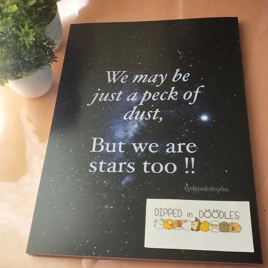 Peck of Dust motivational wall poster