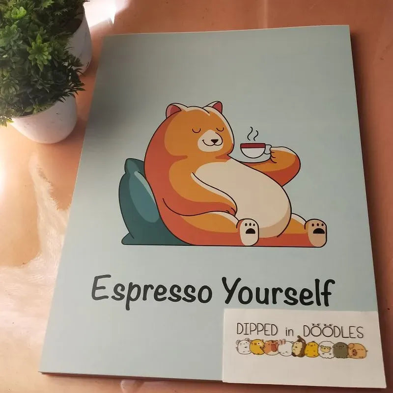 Coffee Lover quirky wall poster
