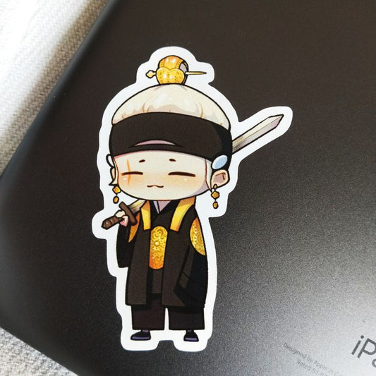 Suga Daechwita die-cut sticker