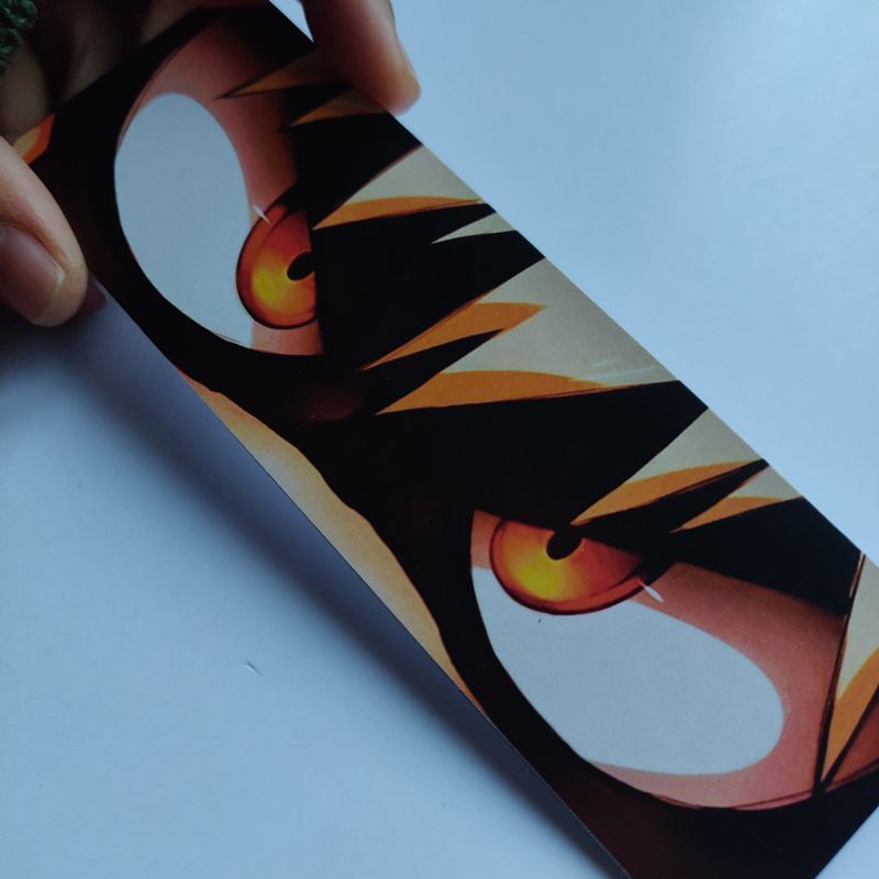 Bakugo eyes bookmark