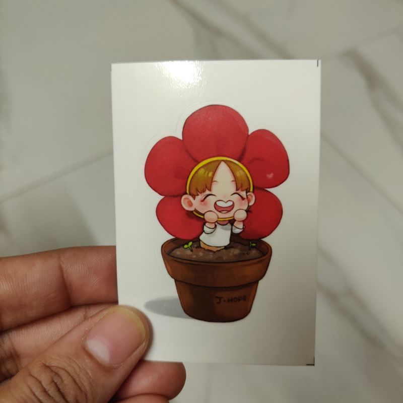 Sunshine Hobi die-cut sticker