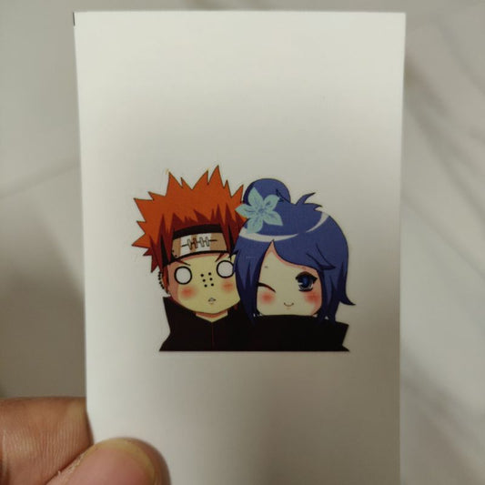 God and Angel of Rain Village - Pain and Konan die-cut sticker