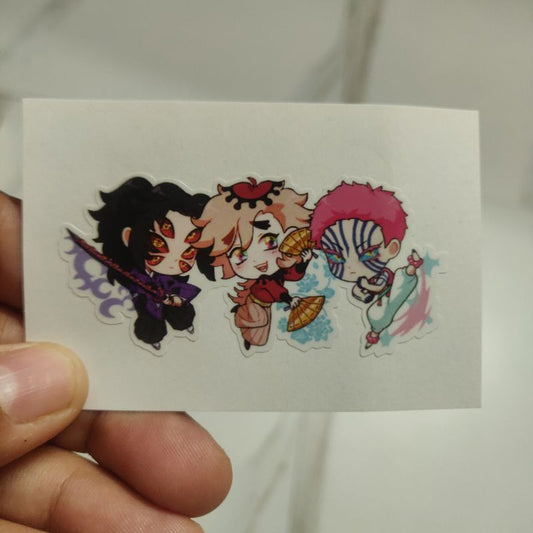 The Upper Rank Demons die-cut sticker