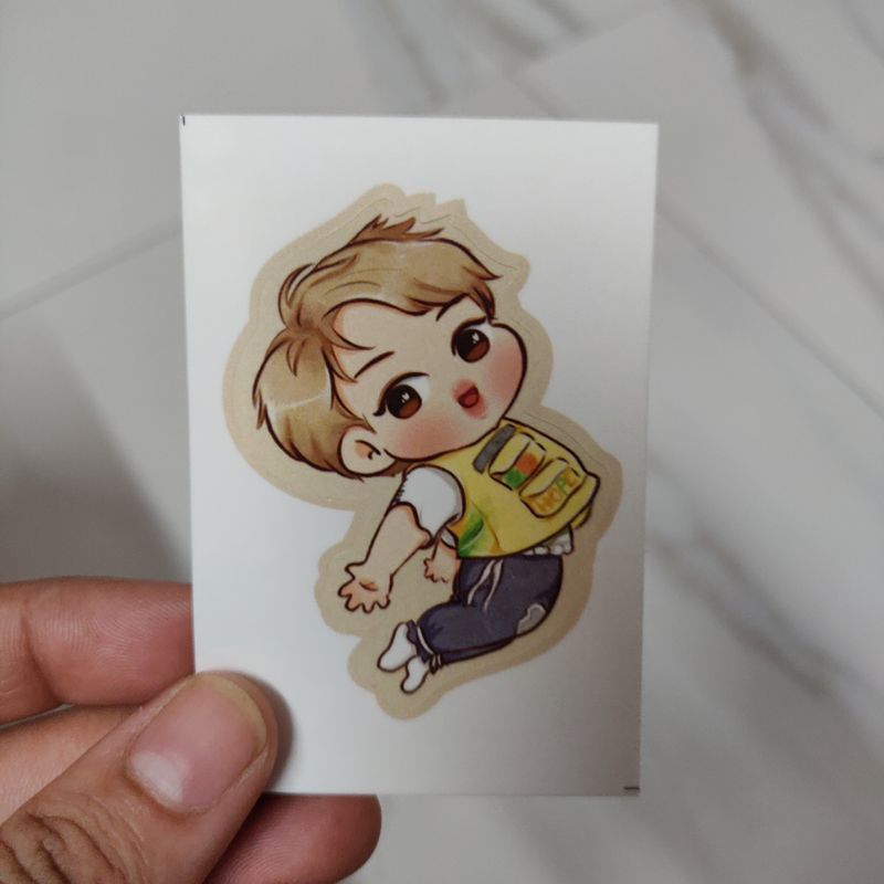 Flying Jin die-cut sticker
