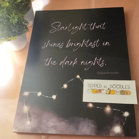Brightest starlight motivational wall poster