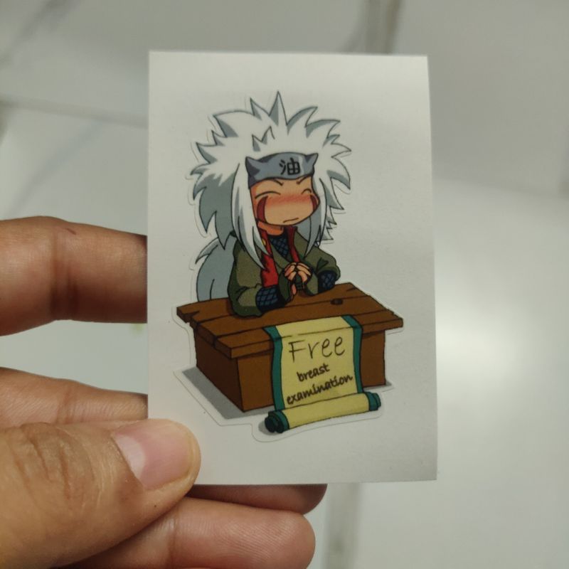 Pervy Sage Jiraiya die-cut sticker