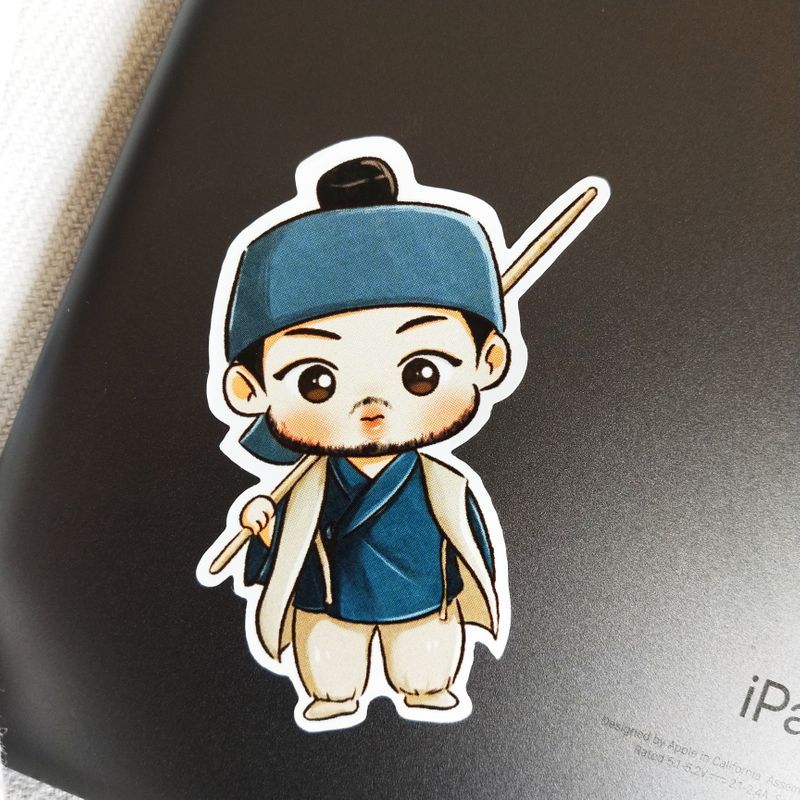Daechwita Jin die-cut sticker