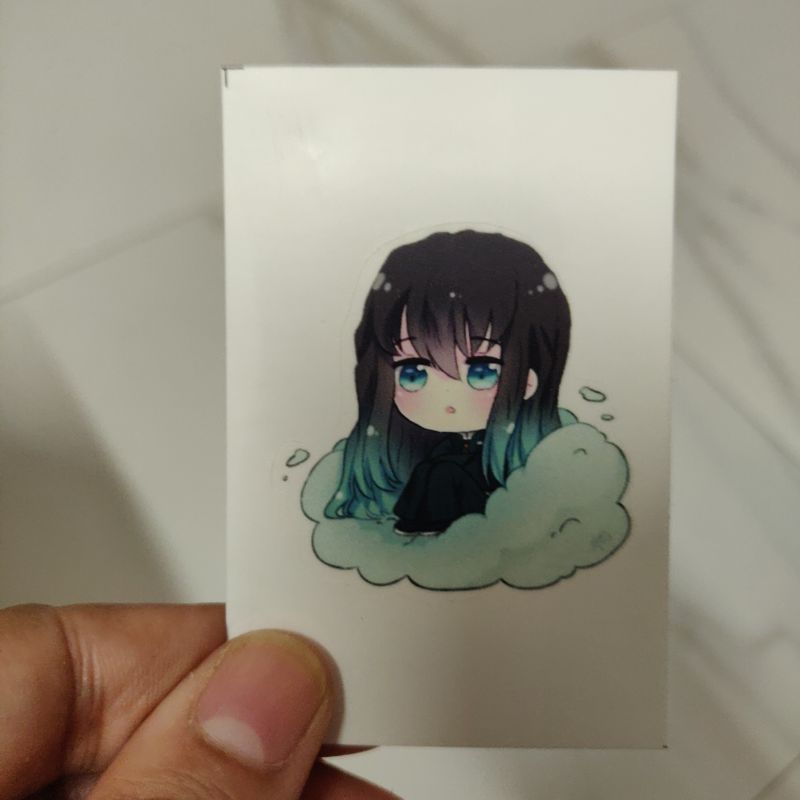 Muichiro mist hashira die-cut sticker