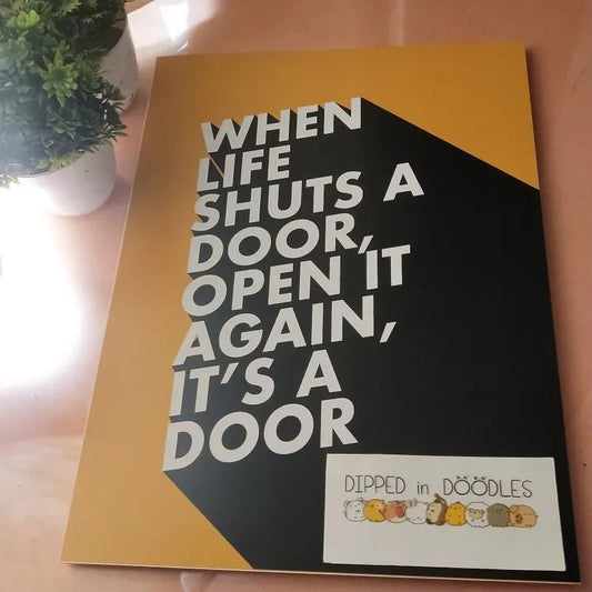 Its a Door motivational wall poster