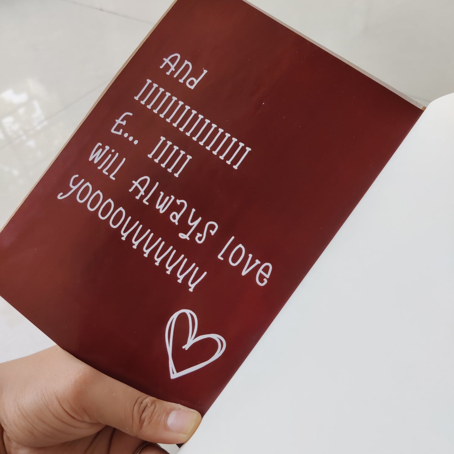 And I will Always Love You... Gift for couples | Gift for Him | Gift for Her | Valentines gift