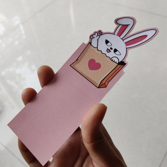 Die-Cut peeping bookmarks