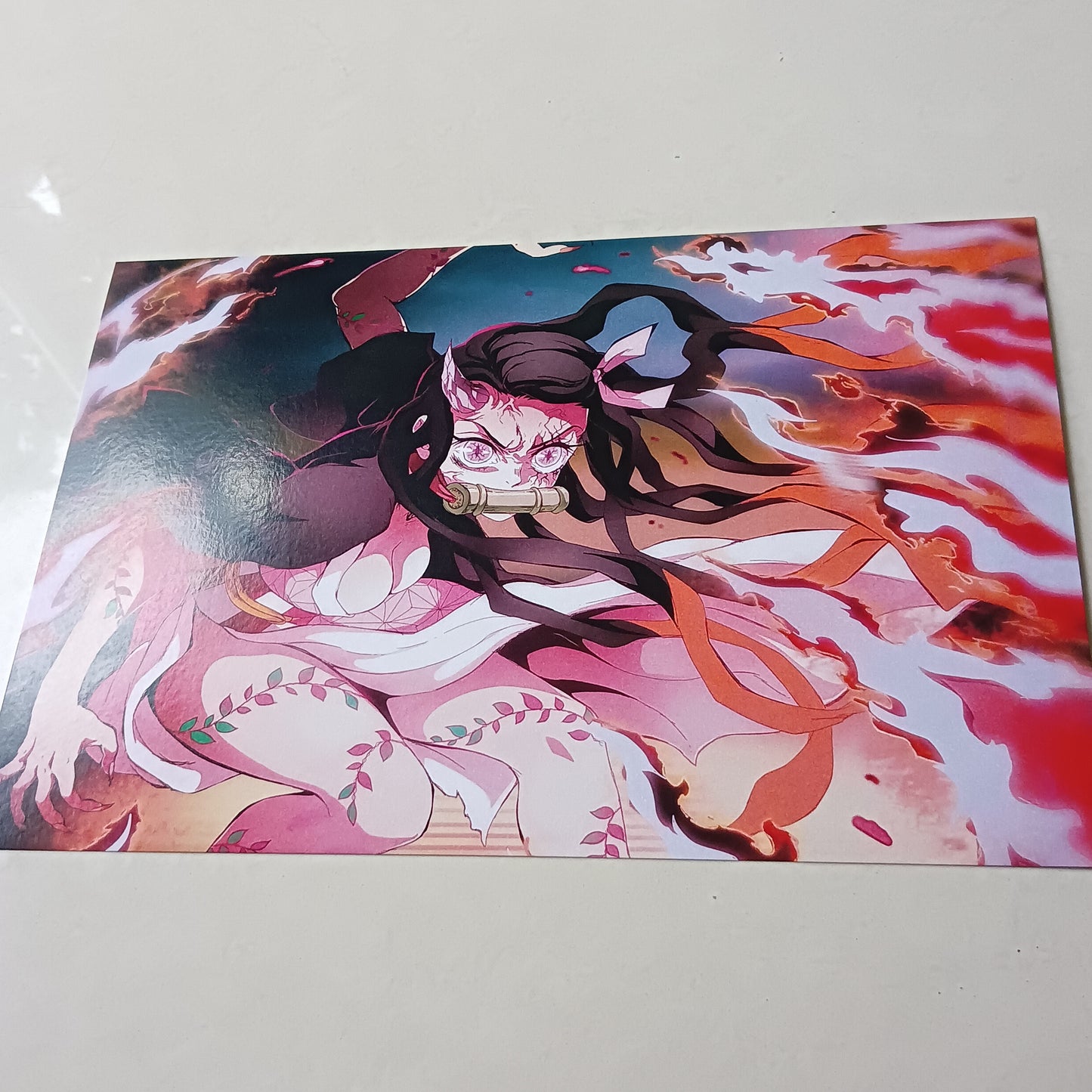 Nezuko Demon Slayer wall poster | Style 2