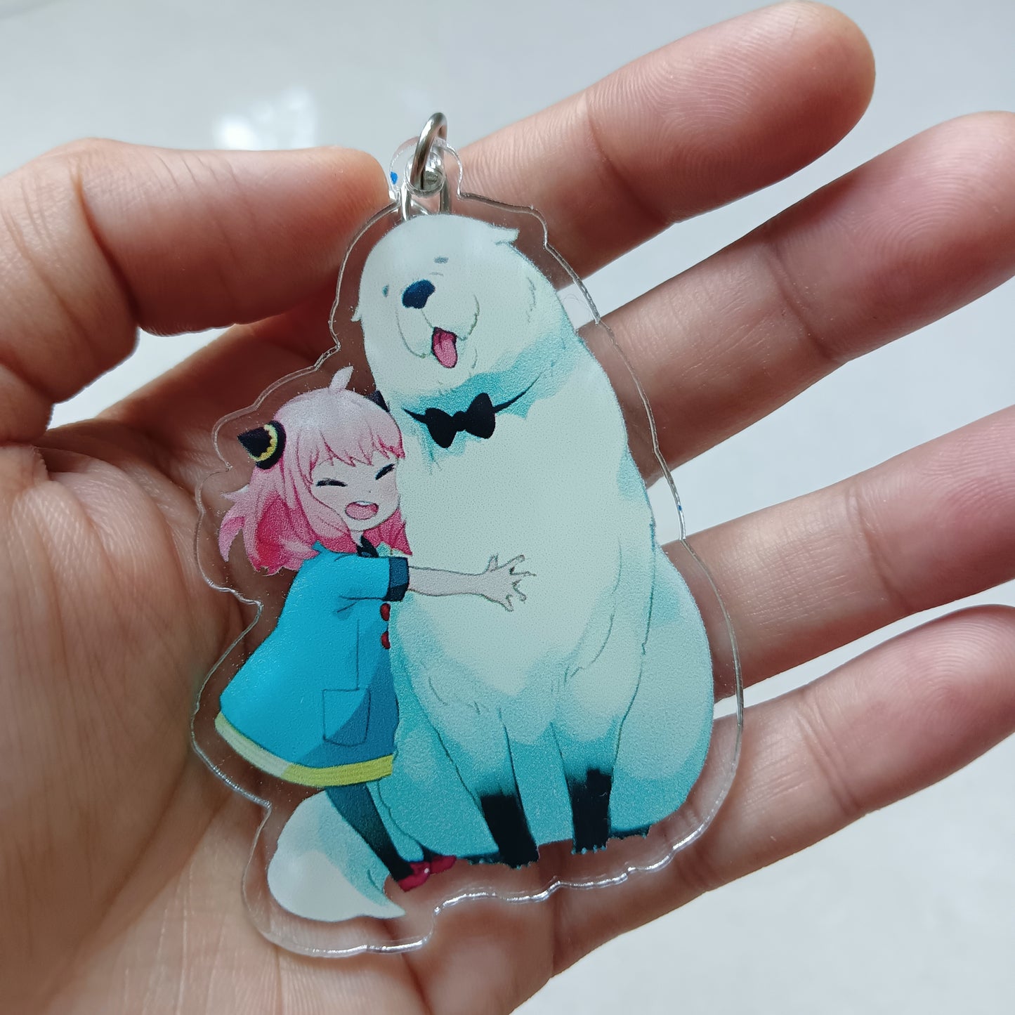 Anya acrylic keychain (double sided)