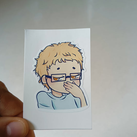 Tsukki Haikyuu die-cut sticker
