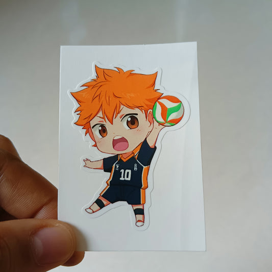 Hinata Haikyuu die-cut sticker