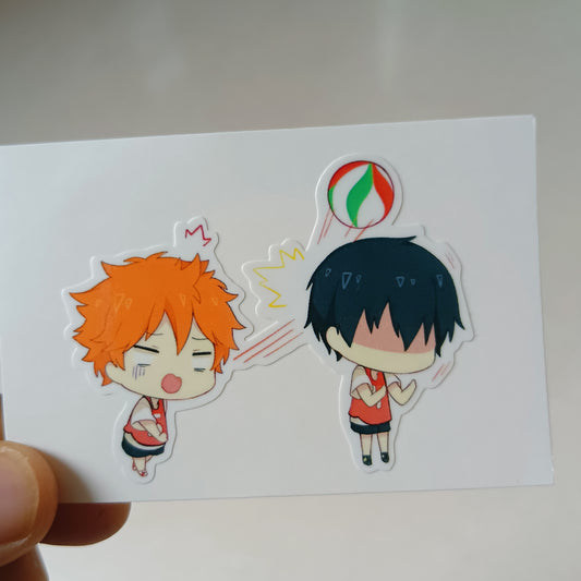 Hinata's fear Haikyuu die-cut sticker