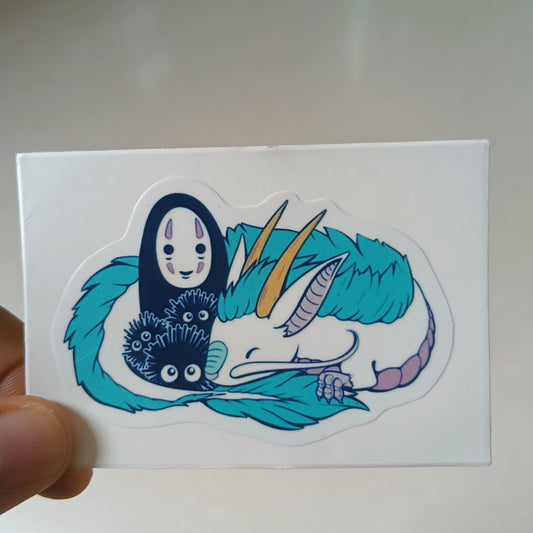 Spirited away die-cut sticker