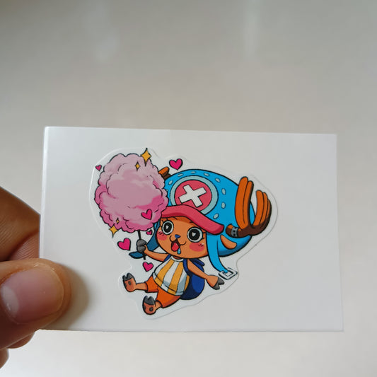 Chopper die-cut sticker