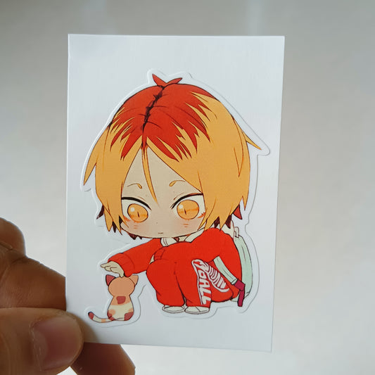 Kenma Haikyuu die-cut sticker
