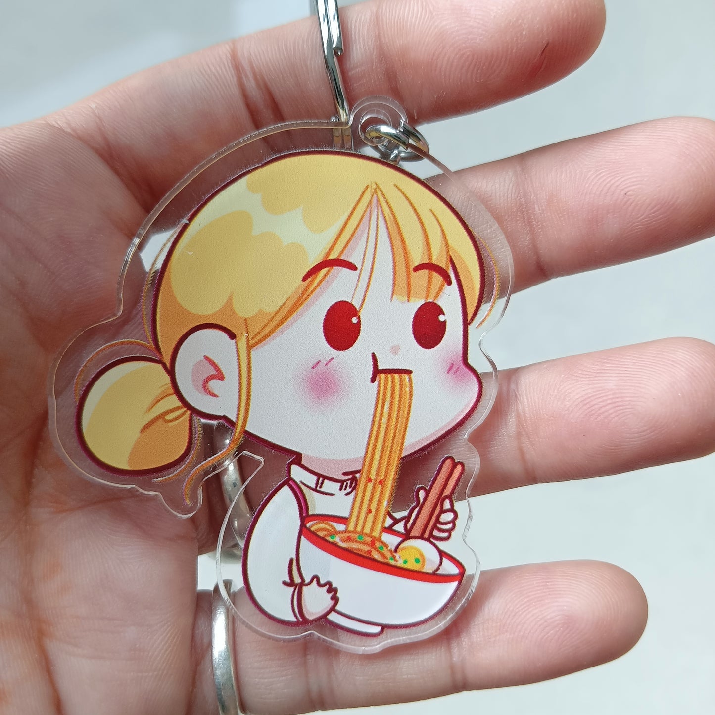 Ramentic girl acrylic keychain (double sided)