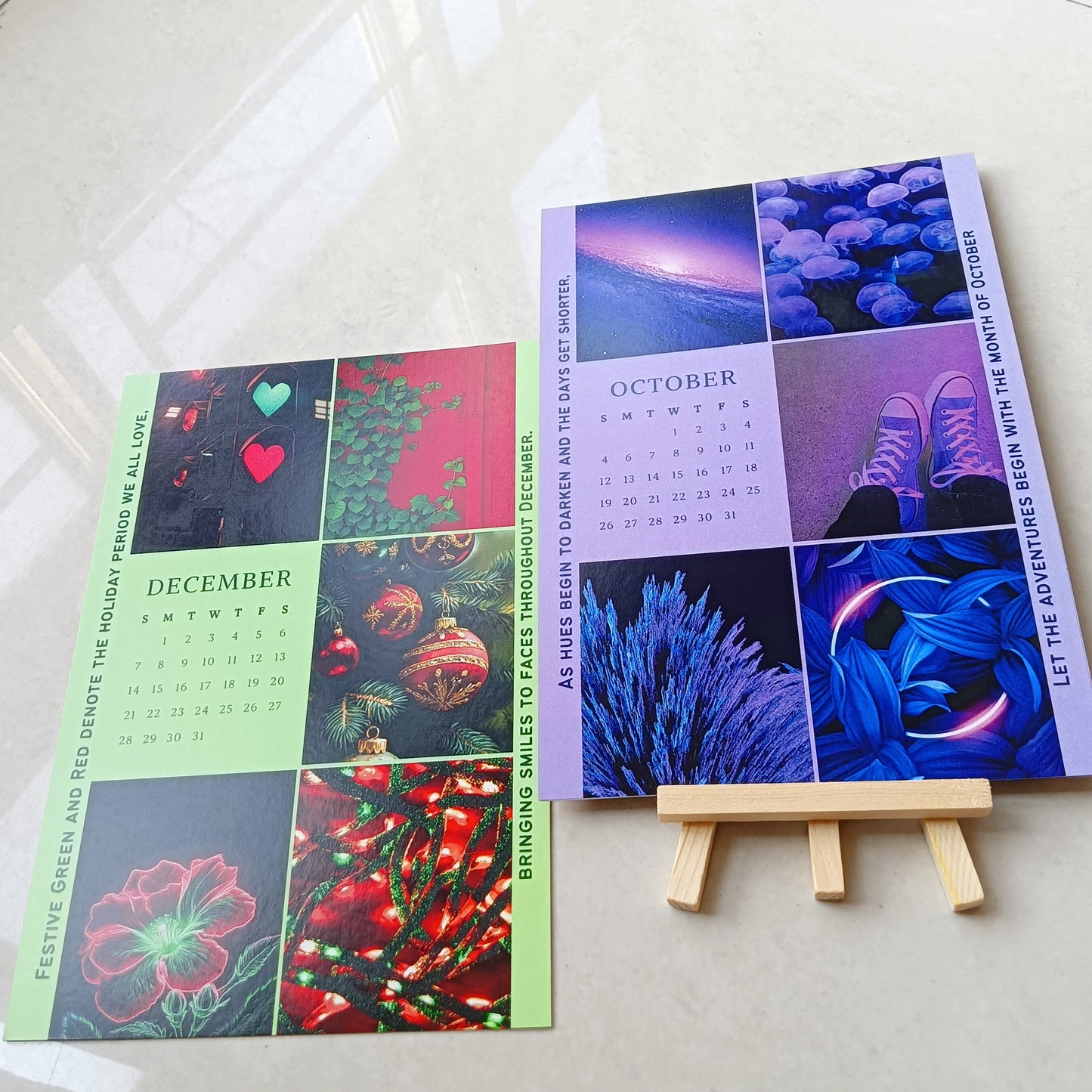 Seasons of Life Aesthetic Calendar 2025-2026