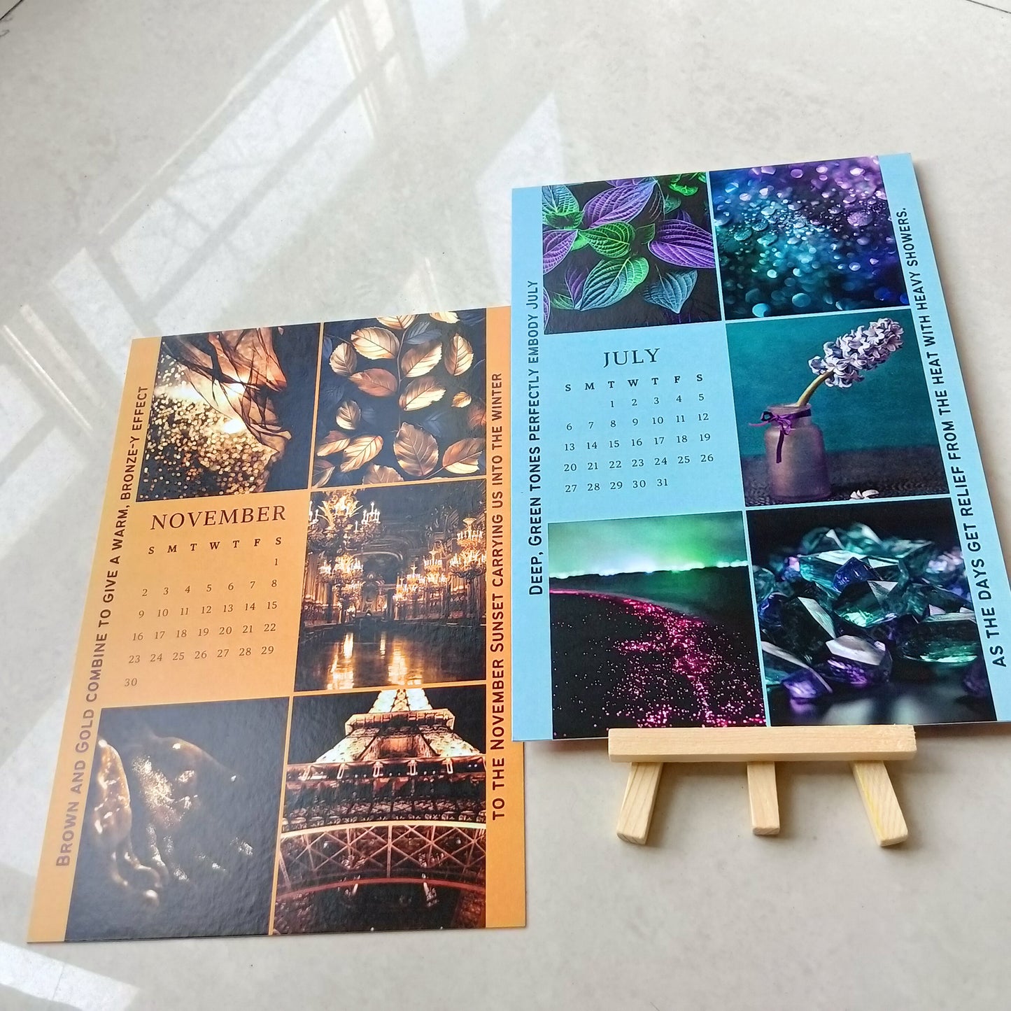 Seasons of Life Aesthetic Calendar 2025-2026