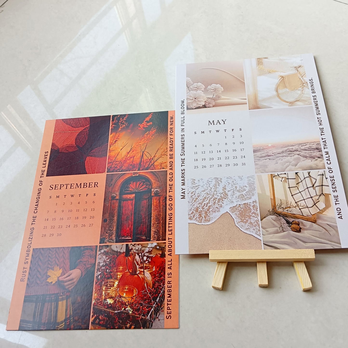 Seasons of Life Aesthetic Calendar 2025-2026