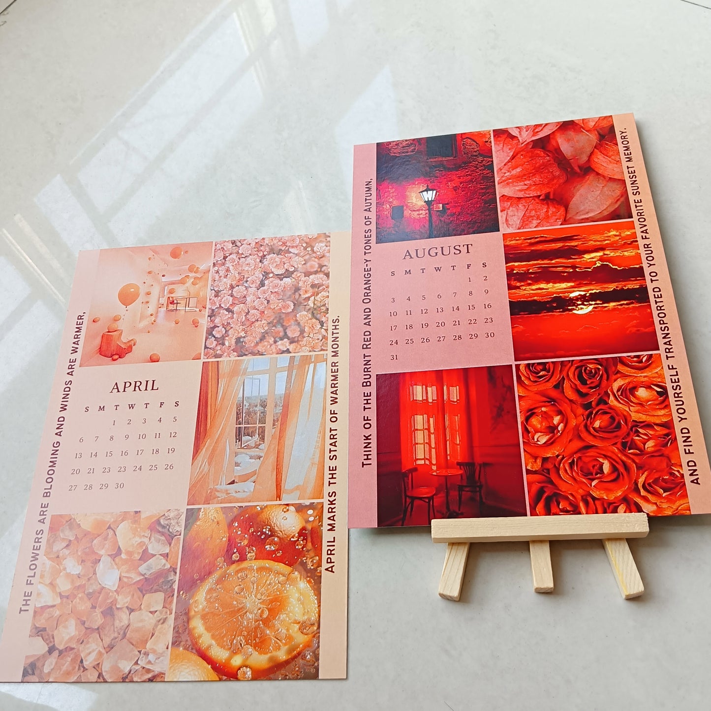 Seasons of Life Aesthetic Calendar 2025-2026