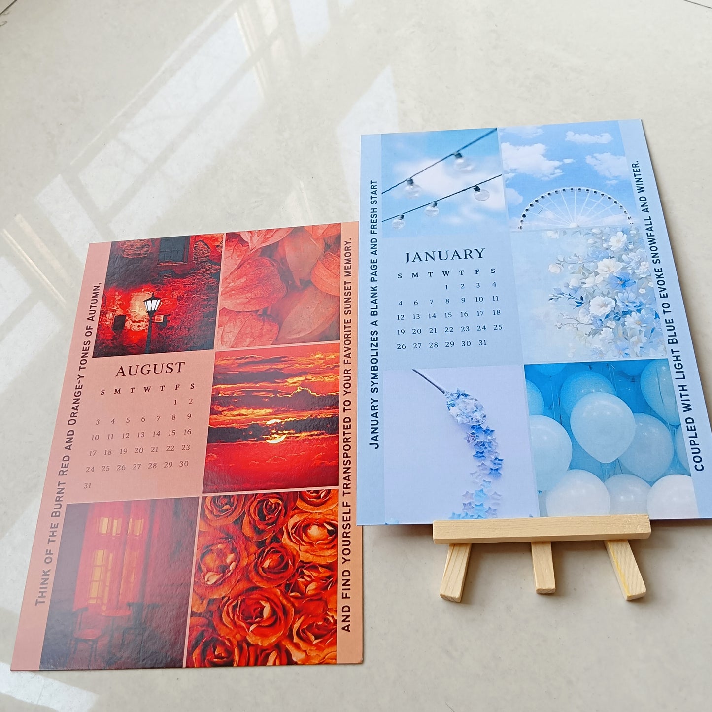 Seasons of Life Aesthetic Calendar 2025-2026