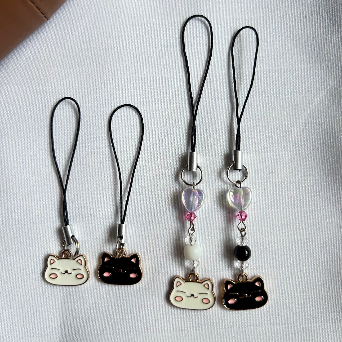 Cat Face Enamel Charm