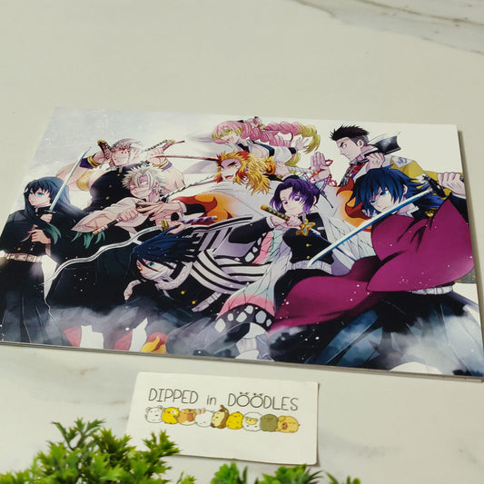 Hashiras Demon Slayer wall poster | Style 1