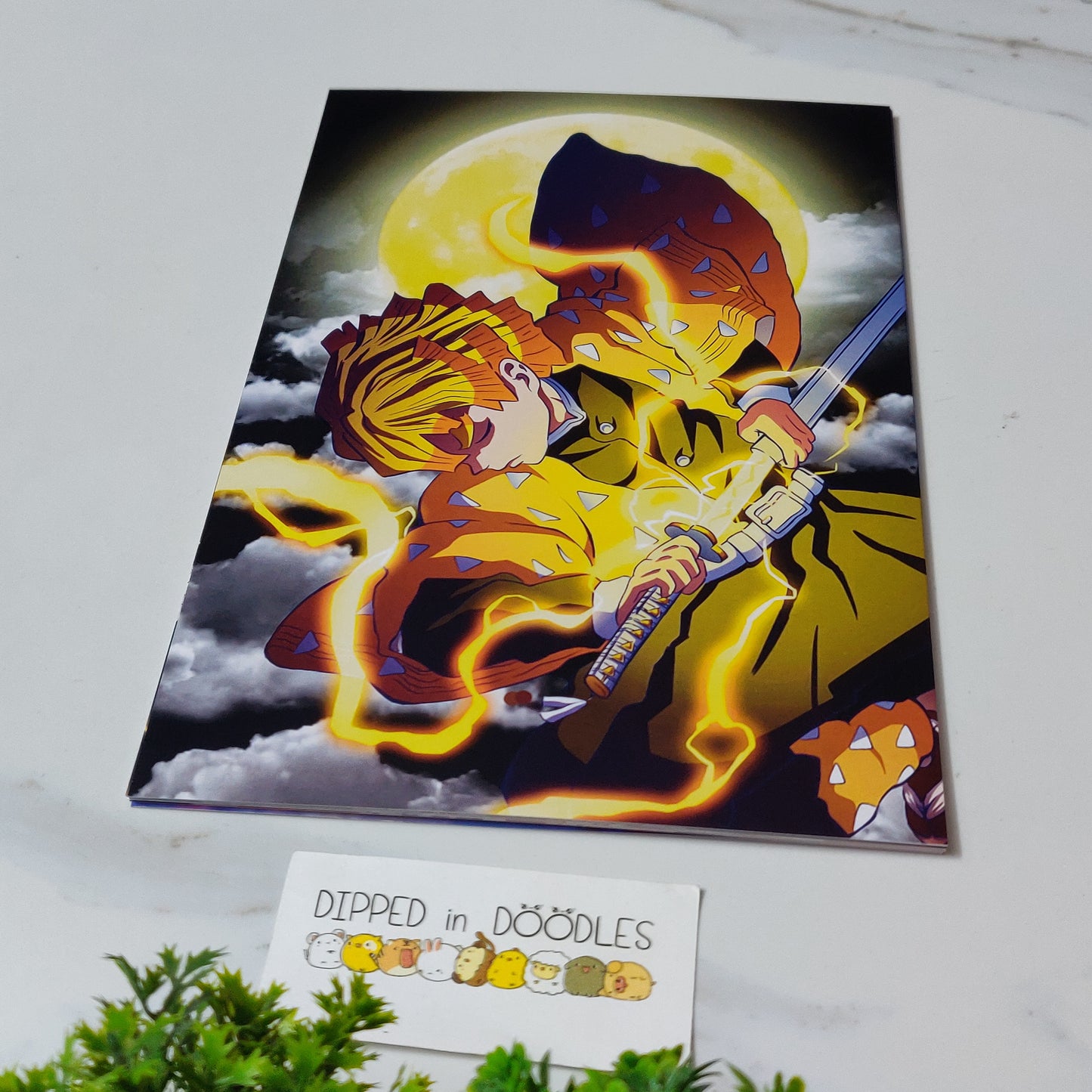 Zenitsu Demon Slayer wall poster | Style 5