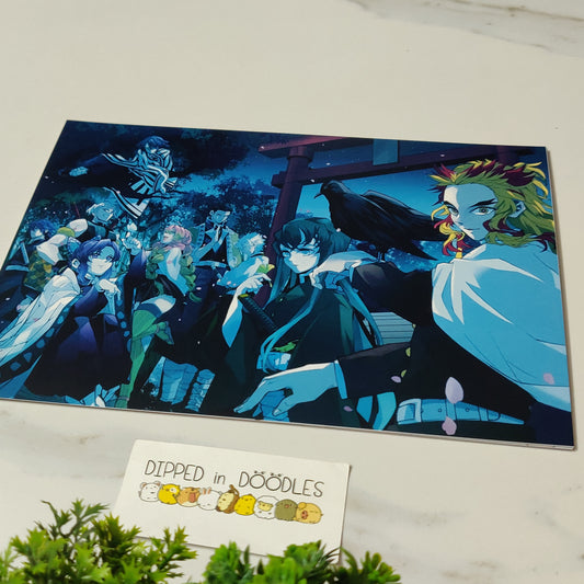 Hashiras Demon Slayer wall poster | Style 2