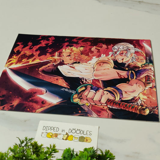 Rengoku and Tengen wall poster