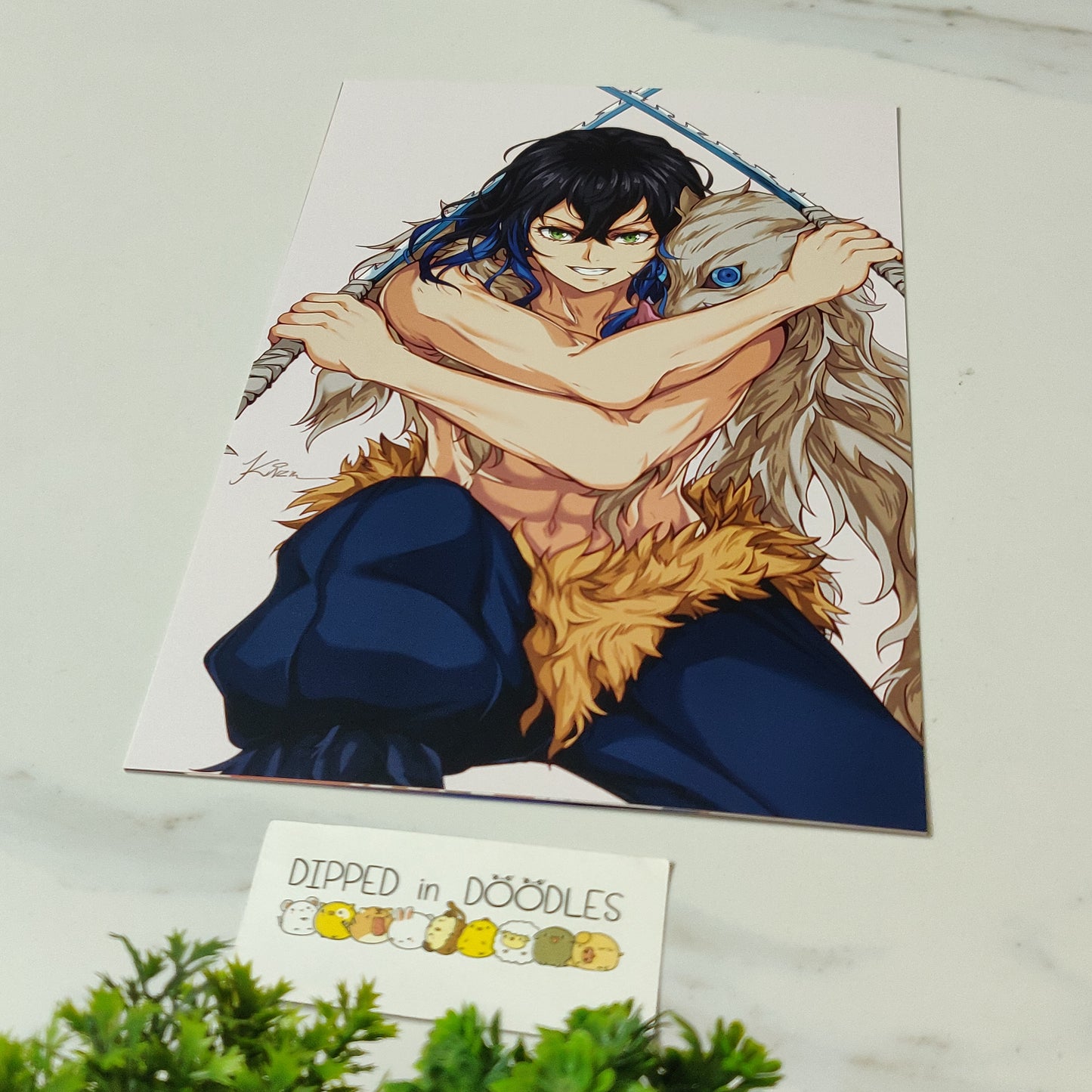 Inosuke Demon Slayer wall poster | Style 1