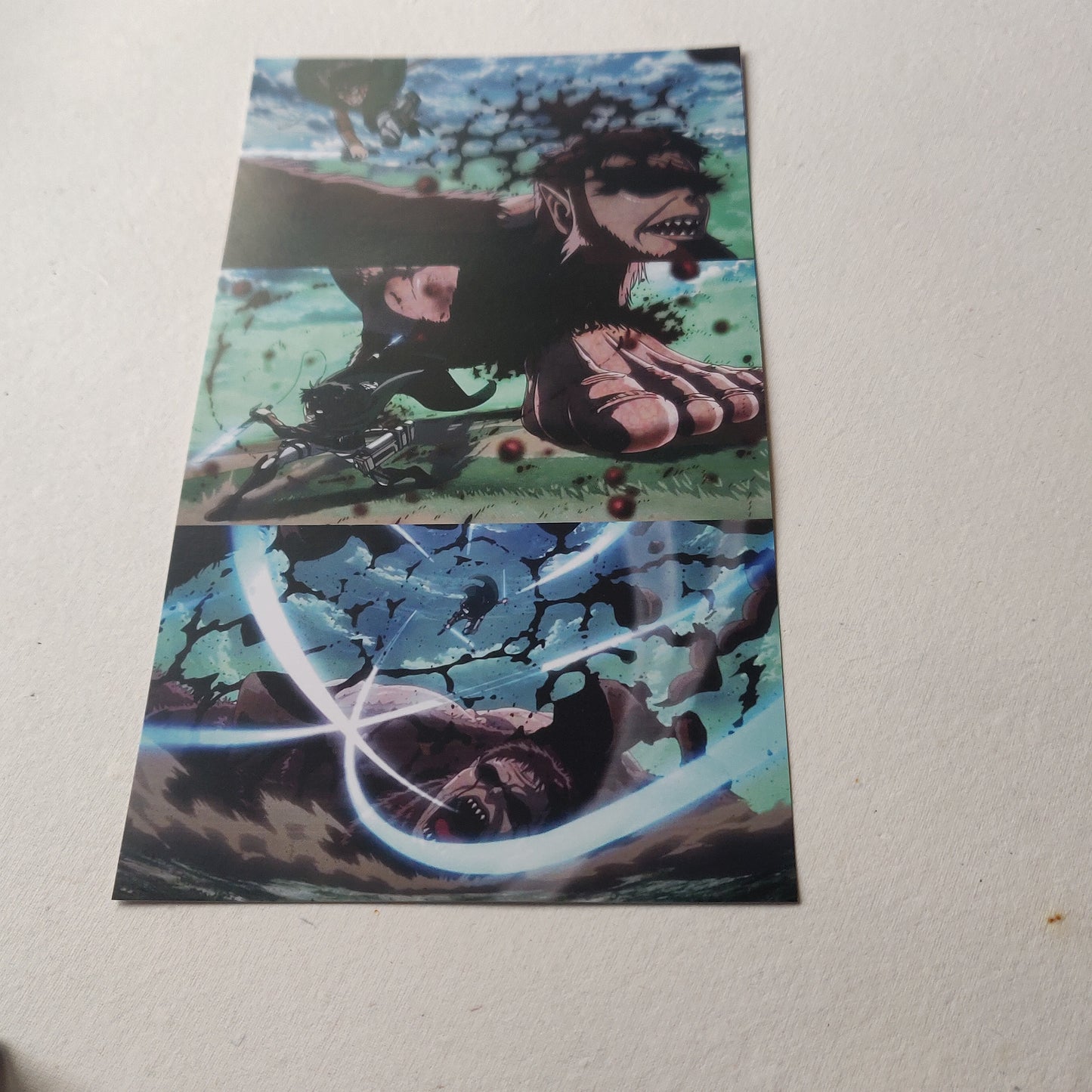 Attack on Titan wall poster collage combo