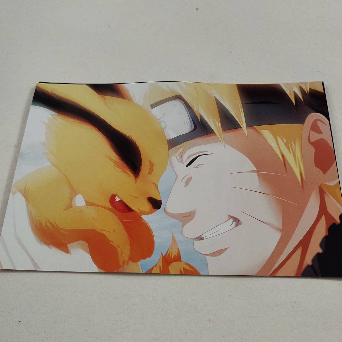 Kurama and Naruto wall poster | Style 1