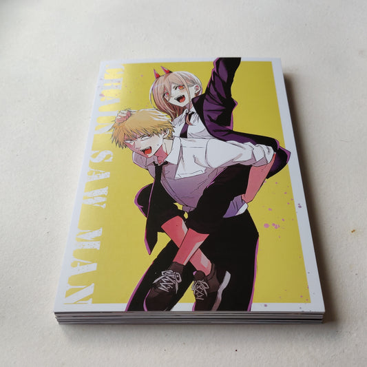 Denji and Power Chainsawman wall poster