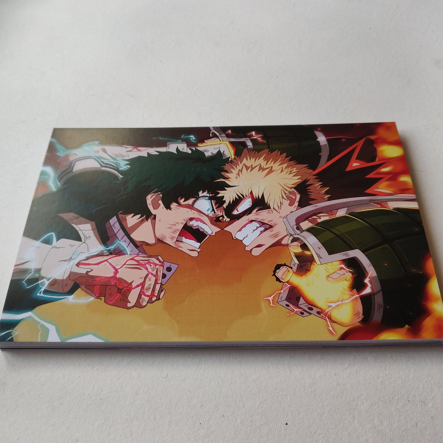 Midoriya vs Bakugo My Hero Academia wall poster | Style 1