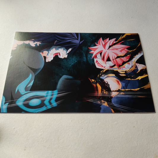 Gray Fullbuster and Natsu Dragneel Fairytail wall poster