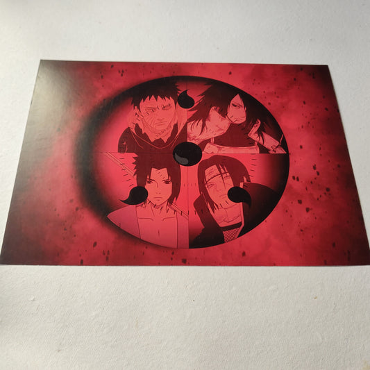 Shinobi eyes wall poster combo of 10