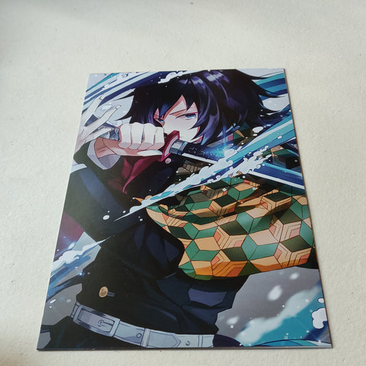 Giyu Water Hashira Demon Slayer wall poster